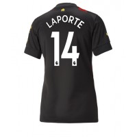 Fotbalové Dres Manchester City Aymeric Laporte #14 Dámské Venkovní 2022-23 Krátký Rukáv
